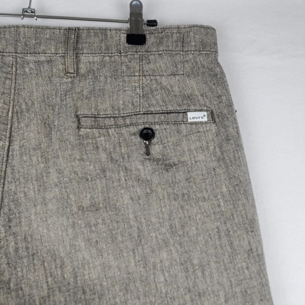 Levi's Chino  Shorts Men's 36‎ Heather Gray Preppy Cotton Stretch Classic Fit